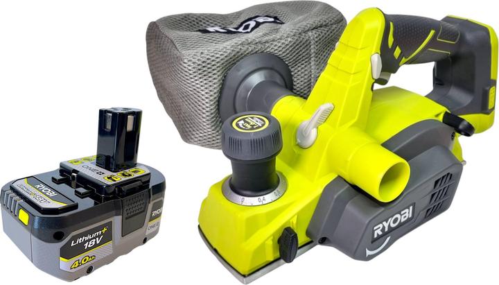 Image du produit Ryobi R18PL-0 Akku Hobel 18 V 82 mm + 1x Akku 4,0 Ah - ohne Ladegerät