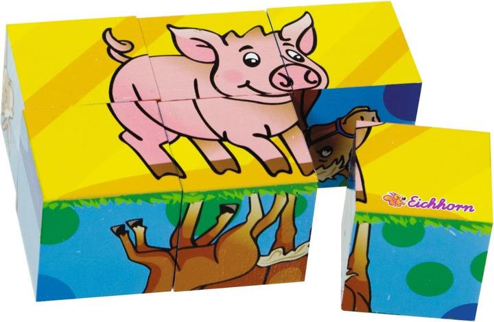 Actual product image Eichhorn Block puzzle (6 pieces)
