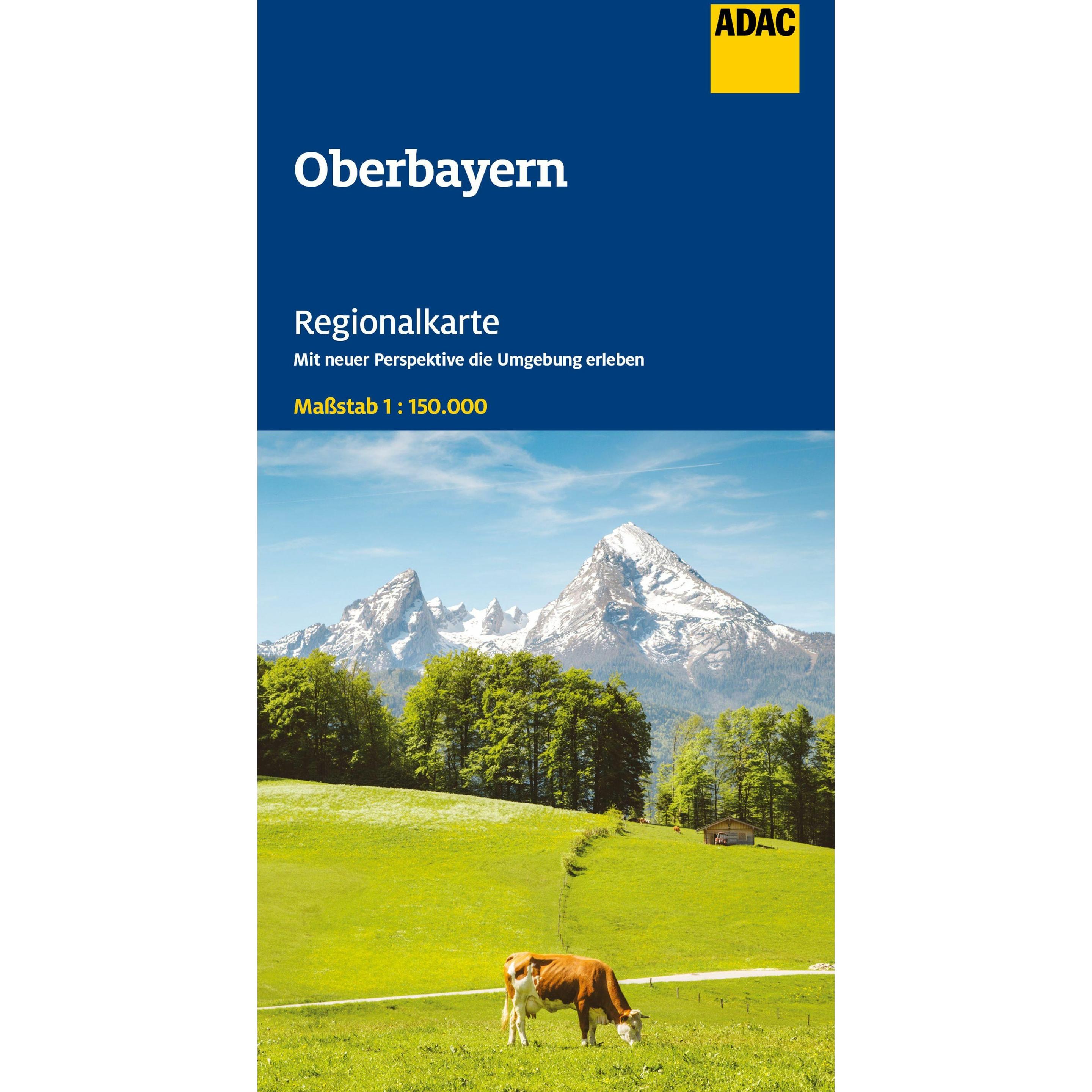 Adac Regionalkarte 16 Oberbayern 1:150. (54633650)