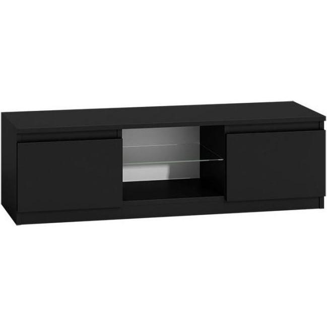 Thumbnail - Topeshop, TV Möbel, RTV140 CZAR P SZ TV-Ständer & Entertainment-Center 2 Regale