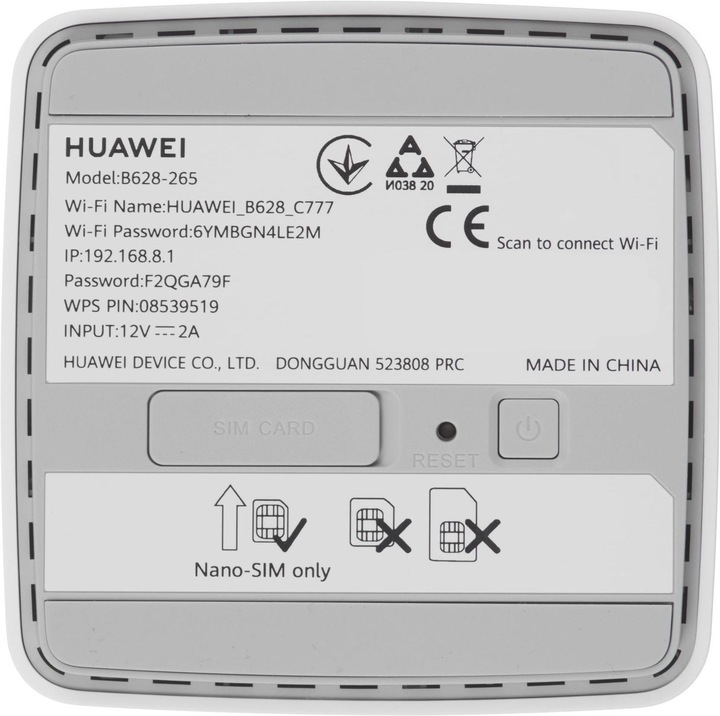 Actual product image Huawei B628-265