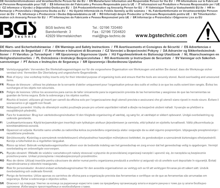 Immagine prodotto BGS Vassoio degli attrezzi 1/3: Set di attrezzi per il bloccaggio delle ruote dentate dell'albero a