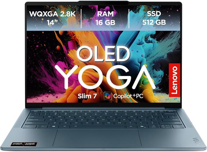 Produktbild Lenovo Yoga Slim 7 (14", 512 GB, 16 GB, DE, AMD Ryzen AI 5 340)