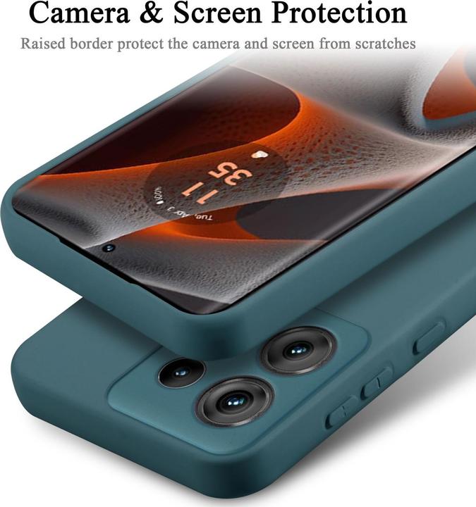 Image du produit Cadorabo Housse pour Motorola Edge 50 Pro TPU avec design Liquid Protection (Motorola Edge 50 Pro)