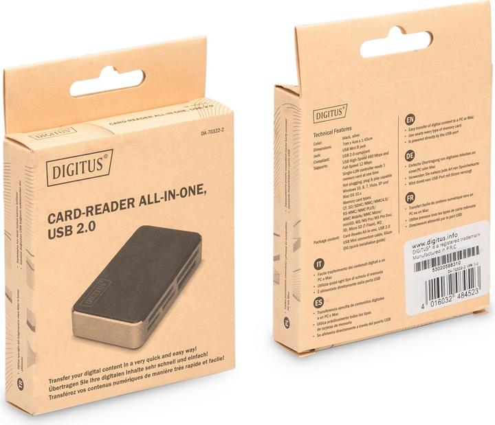 Image du produit Digitus Tout-en-un (Type B, USB)