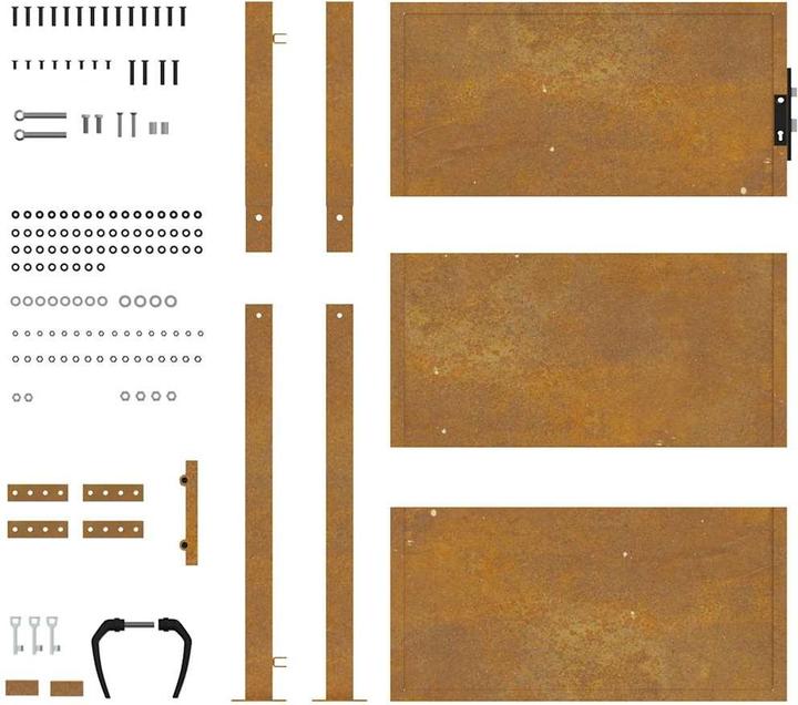 Produktbild vidaXL Gartentor