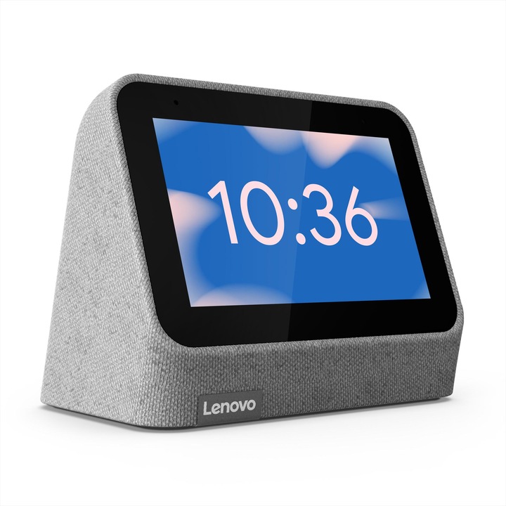 Produktbild Lenovo Smart Clock 2 mit Google Assistent & Kabelloser Ladestation
