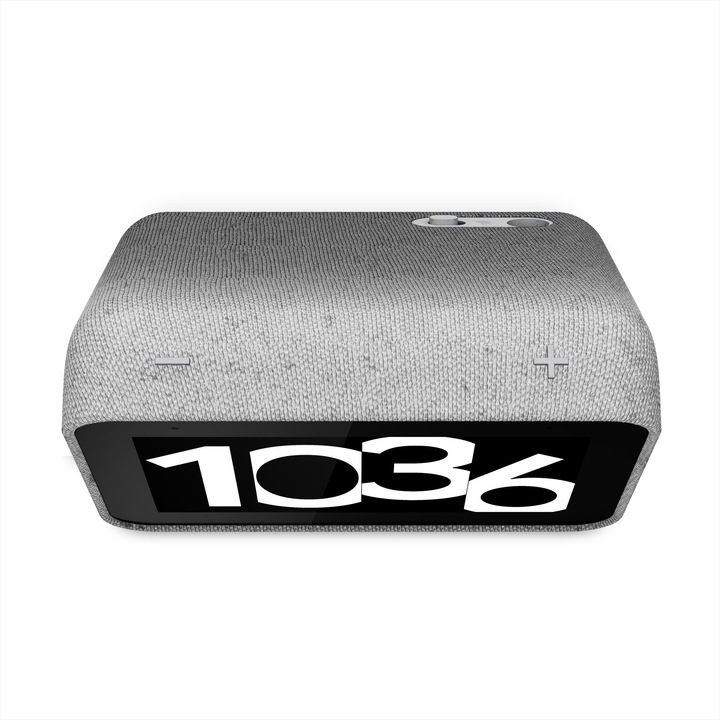 Produktbild Lenovo Smart Clock 2 mit Google Assistent & Kabelloser Ladestation