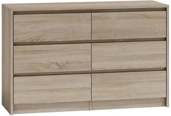 Image du produit Topeshop K120 SONOMA 2X3 Commode (75 x 40 x 120 cm)