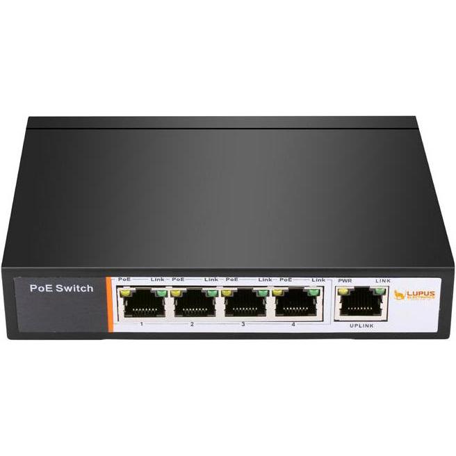 Thumbnail - Lupus-Electronics Lupusnet (5 Ports), Netzwerk Switch, Schwarz