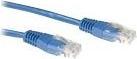Actual product image ACT Blue 3 meter U/UTP CAT6 patch cable with RJ45 connectors CAT6 U/UTP BLUE 3.00M (U/UTP, CAT6, 3 m)
