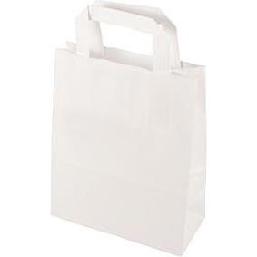 Papstar, Geschenkverpackung, Papier-Tragetasche, 180 x 100 x 220 mm, weiá (Geschenktüte, 50 x)