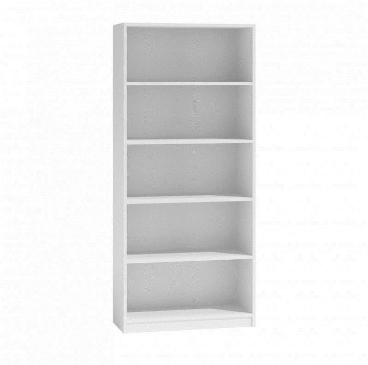 Actual product image Topeshop R80 BIEL bookshelf for offices (80 x 30 x 182 cm)
