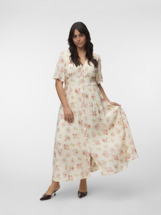 Produktbild Vero Moda VMCBELLA Langes Kleid Gesmoktes Kleid (48)
