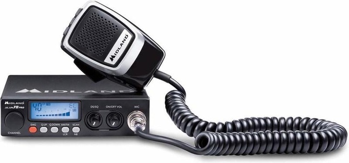 Immagine prodotto Midland Alan 78 Pro, radio CB 12/24V