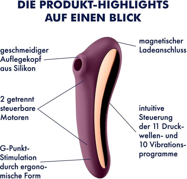 Productafbeelding Satisfyer Dual Kiss Air Pulse Vibrator