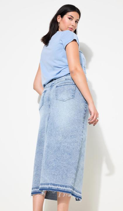 Produktbild Studio Untold Jeansrock, A-Line, 5-Pocket, Schlitz vorne (54)