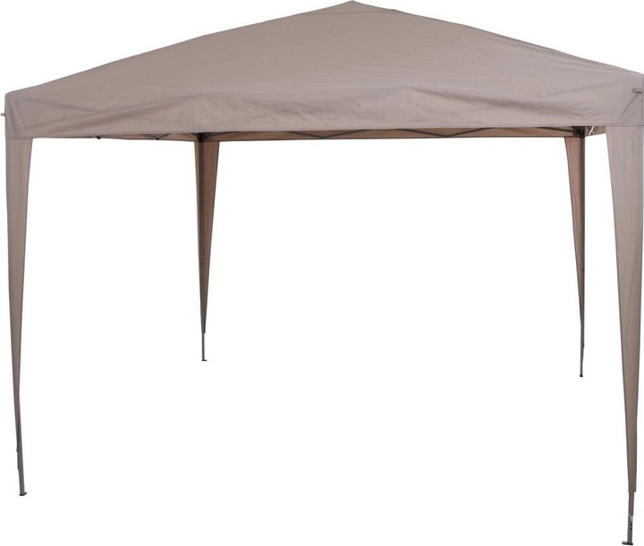 Siena Garden Toit Starter, toit en polyester 160 g/m² en taupe (300 cm, 300 cm)