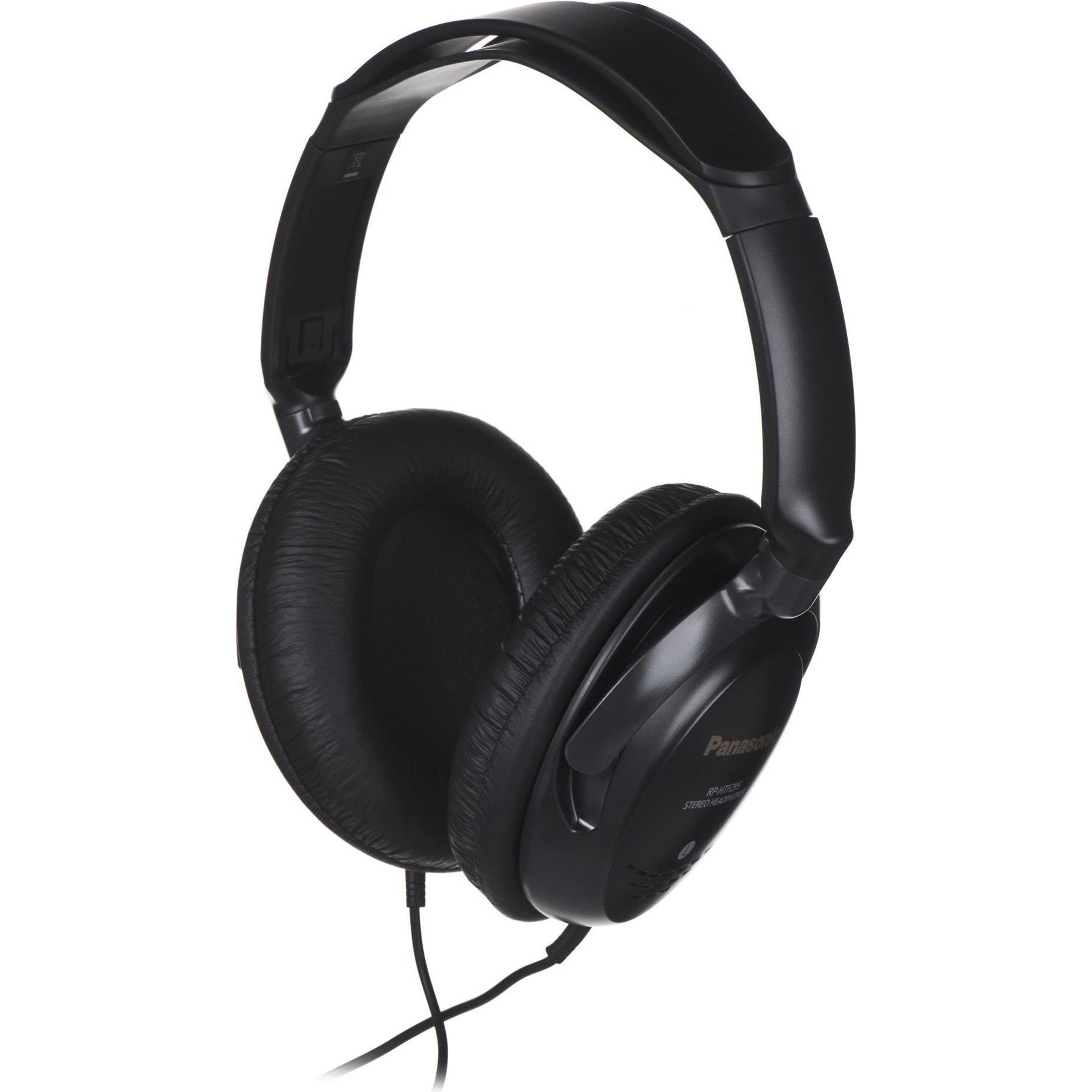 Panasonic RP-HTF295E-K (Keine Geräuschunterdrückung, Kabelgebunden), Kopfhörer, Schwarz