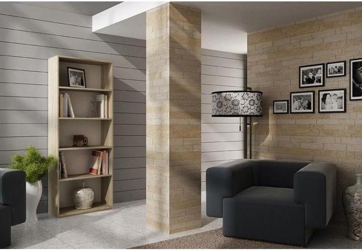 Image du produit Topeshop R60 SONOMA Étagère à livres pour bureaux (60 x 30 x 182 cm)
