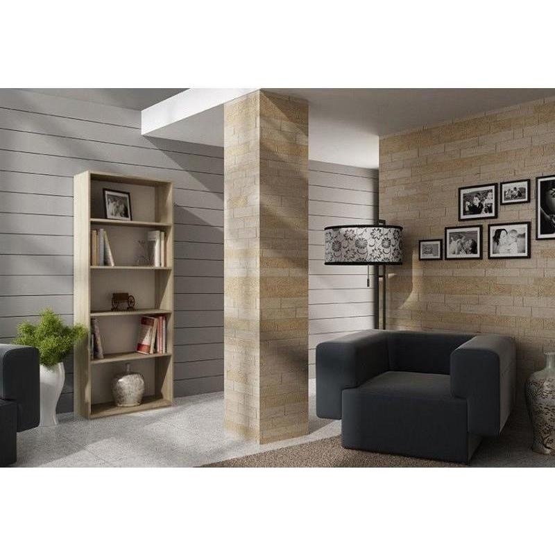 Thumbnail - Topeshop, Regal, R60 SONOMA Bücherregal für Büros (60 x 30 x 182 cm)