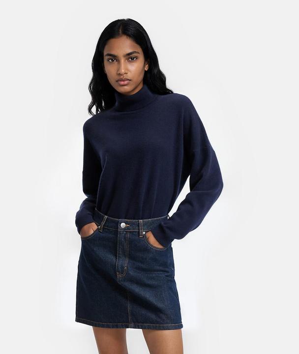 Image du produit La Redoute Collections Pullover mit Rollkragen aus feinem Kaschmir-Strick (XXL)