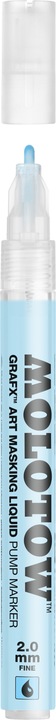 Molotow Masking Liquid Pumpmarker (Blau, 2 mm, 1 x)