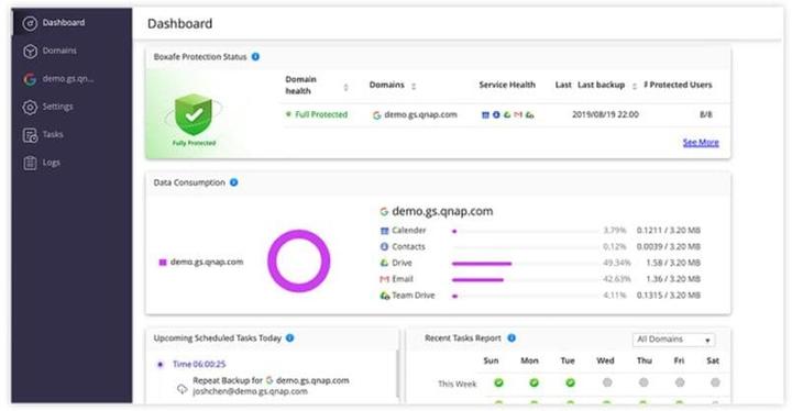 Actual product image QNAP Boxafe for Microsoft 365 100 Users 1 Year Physical Package