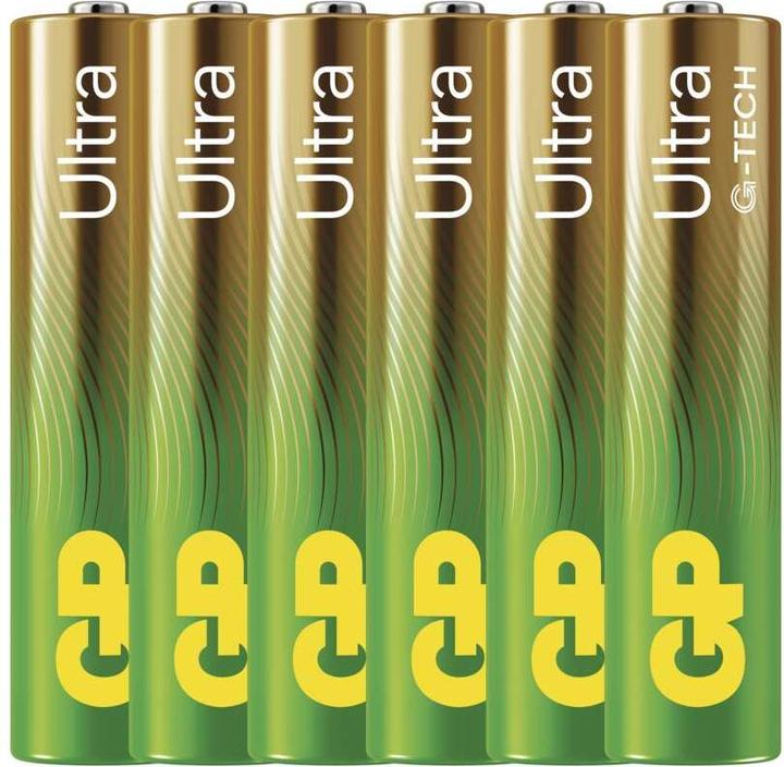 Image du produit GP Batteries GP Piles alcalines ULTRA AAA (LR03)- 6ks (6 pcs, AAA)