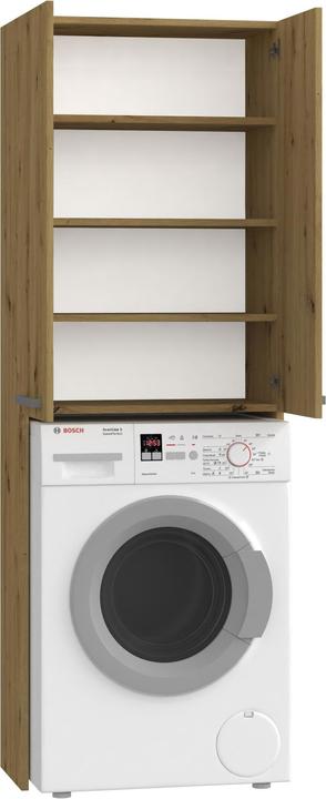 Produktbild Topeshop POLA DD ARTISAN Aufbewahrungsschrank für Badezimmer Eiche (64 x 30 x 180 cm)