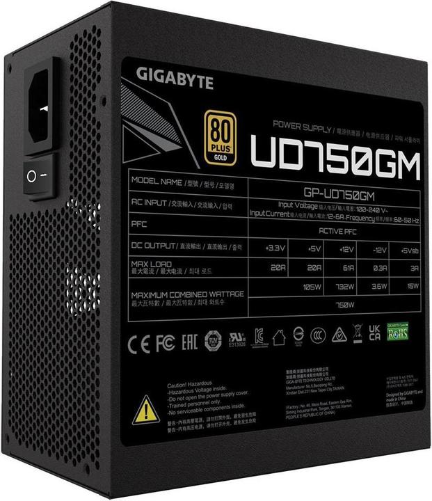 Productafbeelding Gigabyte GP-UD750GM (750 W)