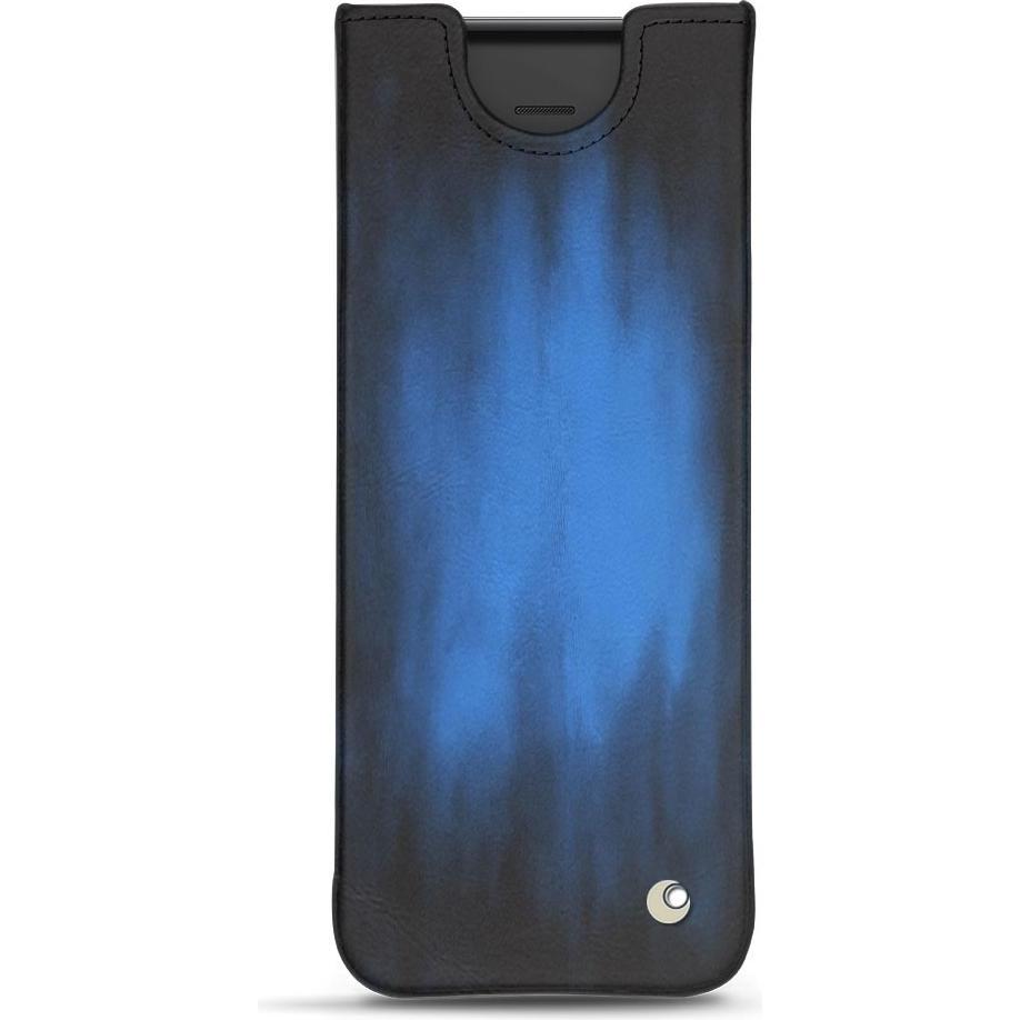 Noreve Lederschutzhülle (Samsung Galaxy Fold), Smartphone Hülle, Blau