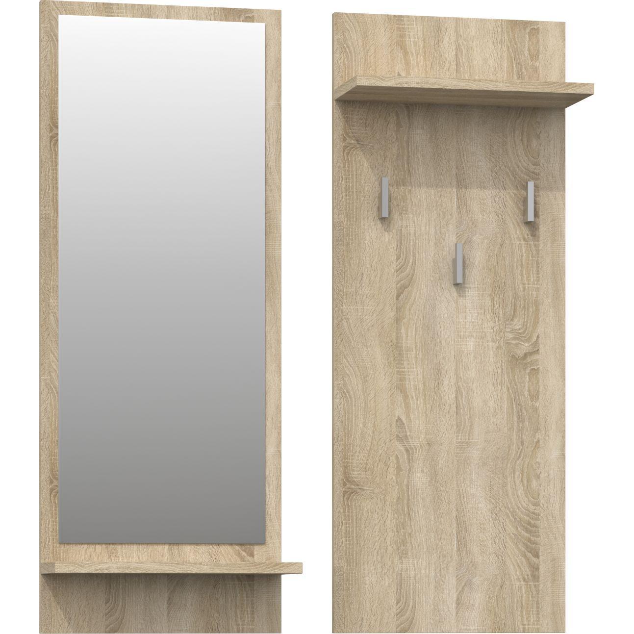 Topeshop, Kleiderbügel, RIVA WIESZAK SONOMA Kleiderbügel Eiche (1 x)