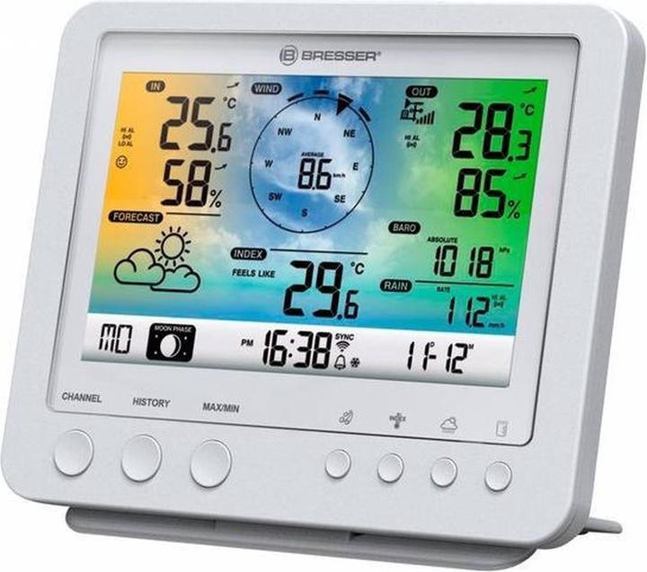 Immagine prodotto Bresser 5 -in -1 Stazione meteo Wi -Fi - Stazione meteo - 39 x 34 cm - Bianco