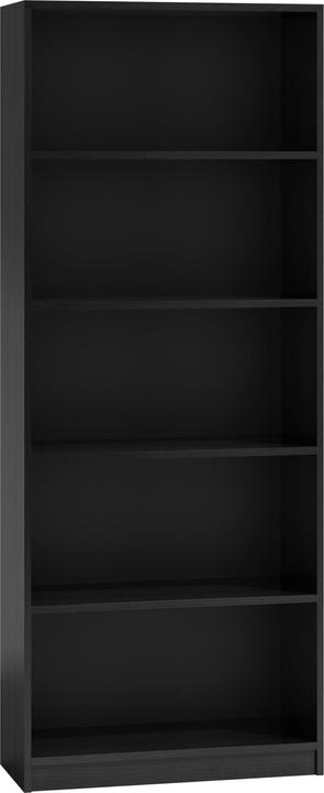 Topeshop R60 CZERŃ Étagère à livres pour bureaux (60 x 30 x 182 cm)
