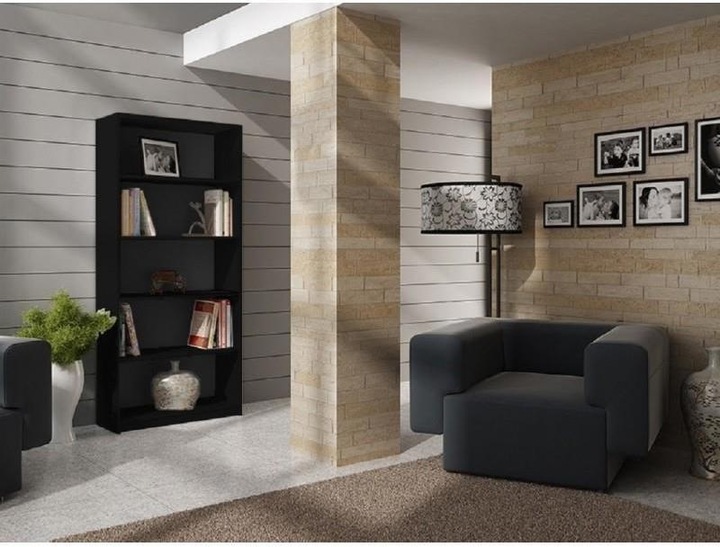 Immagine prodotto Topeshop R60 CZERŃ Libreria per uffici (60 x 30 x 182 cm)