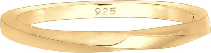 Produktbild Elli Ring Basic Bandring Gedreht Klassisch Trend 925 Silber (54, 925 Silber)