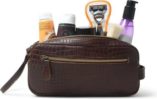 Immagine prodotto Only-Bags.Store Dopp kit in pelle di coccodrillo (1 l)
