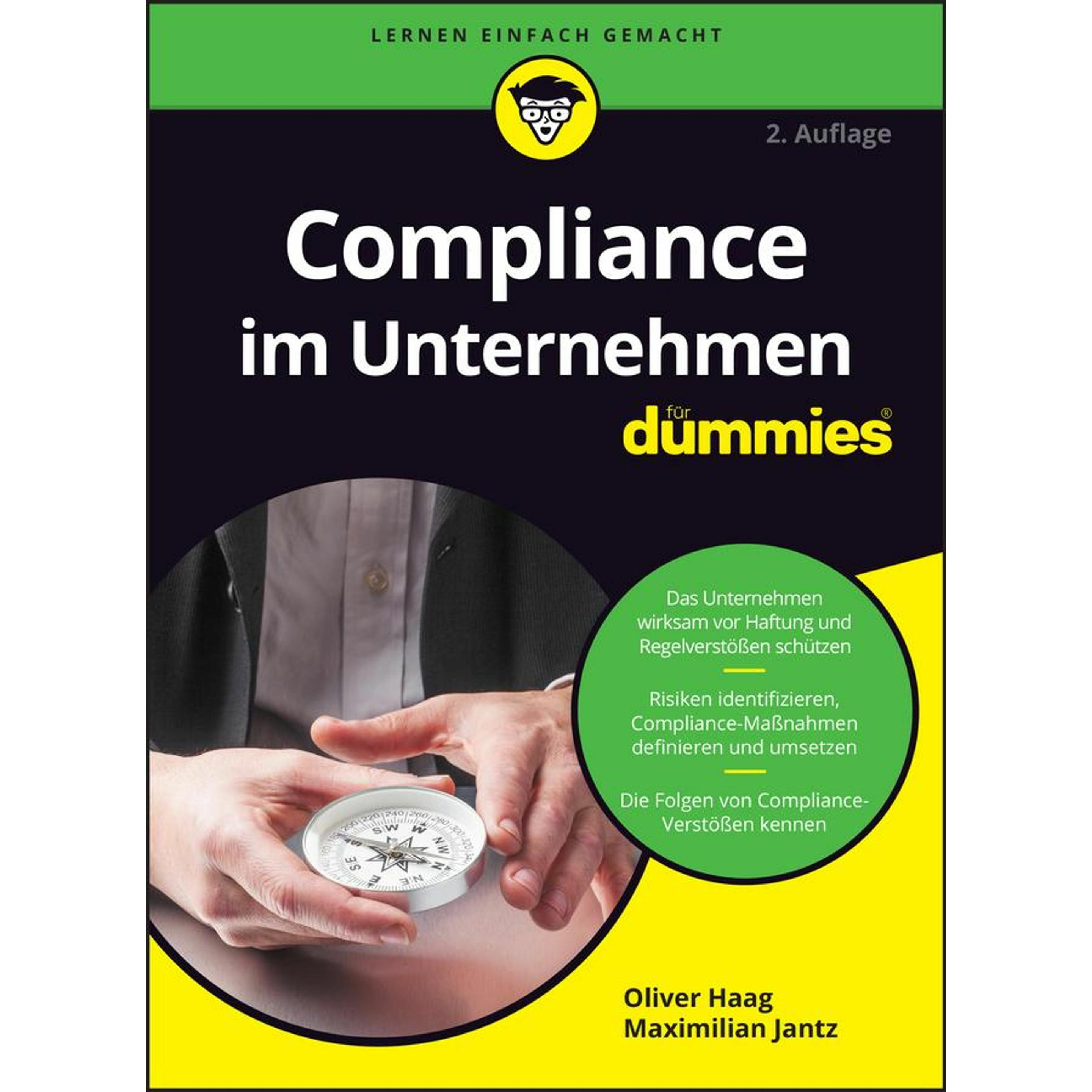 Compliance im Unternehmen für Dummies, Fachbücher von Oliver Haag, Maximilian Jantz