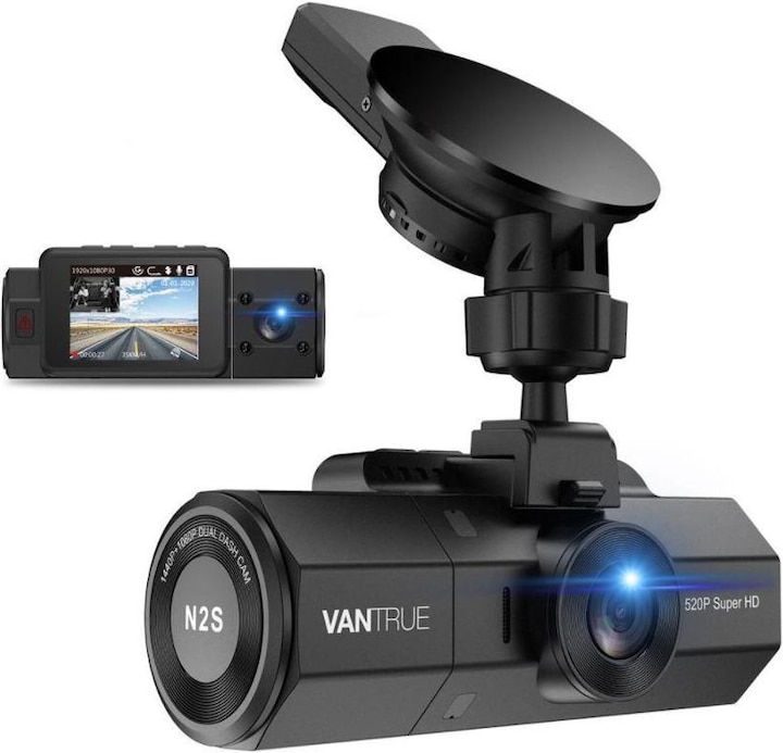 Vantrue N2S Dual (Récepteur GPS, Batterie, 4K)