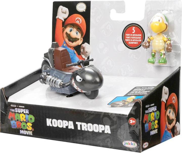 Actual product image Jakks Pacific Super Mario Movie - Figure w/ Kart - Koopa Troopa (6 cm) (417714)