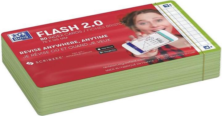 Oxford Schede FLASH 2.0 (75 x 125 mm, 80 x)