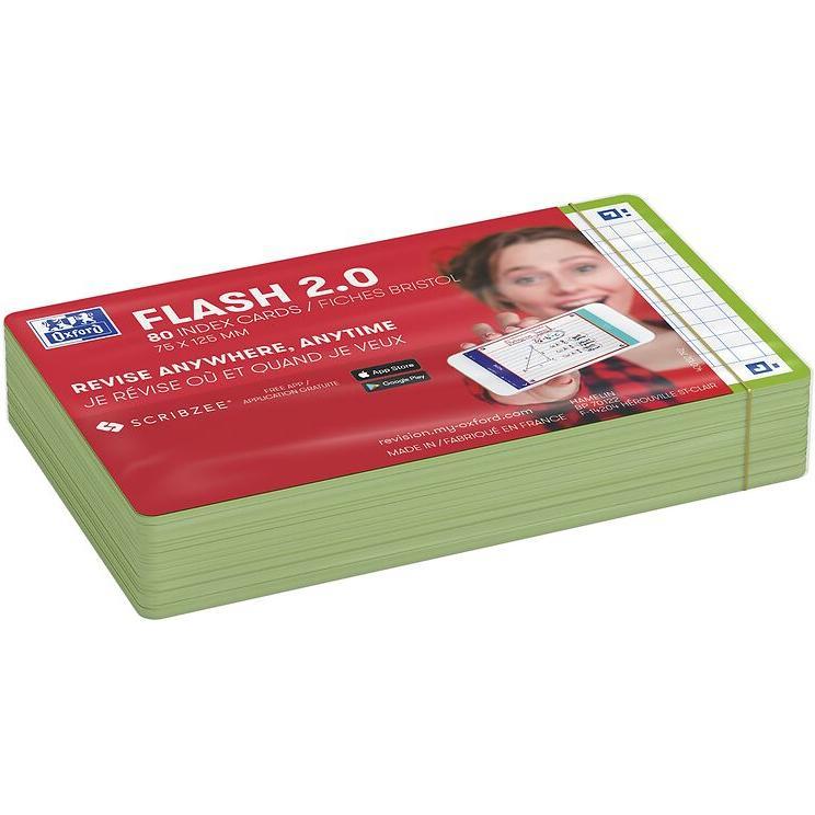 Oxford, Karteikarten, FLASH 2.0 Karteikarten (75 x 125 mm, 80 x)