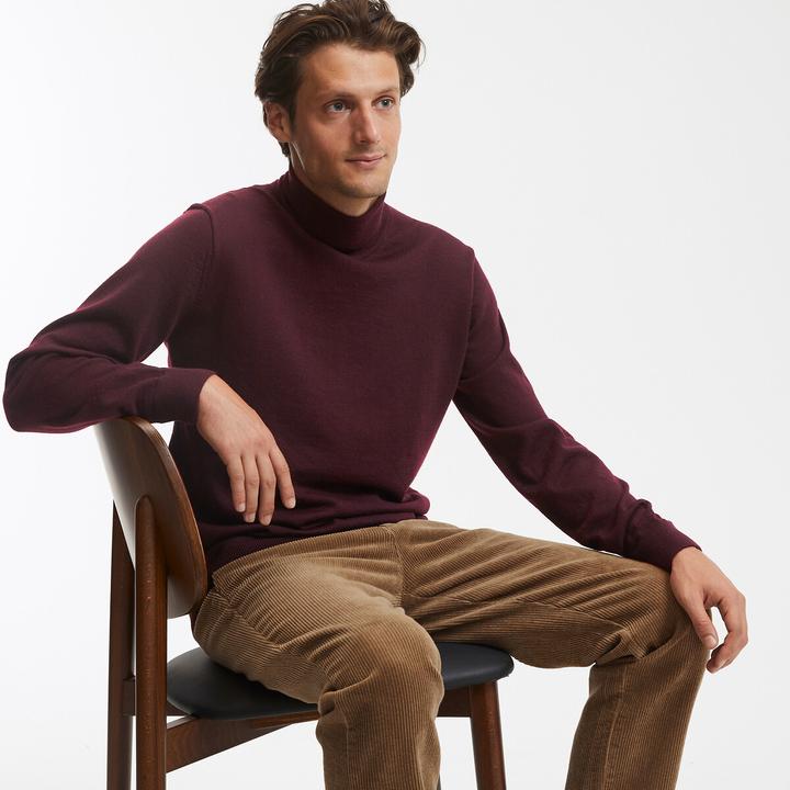 Produktbild La Redoute Collections Rollkragenpullover aus 100% Merinowolle (L)