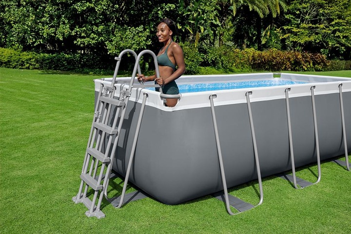 Immagine prodotto Bestway Set piscina fuori terra Power Steel Best way da 4,12 m x 2,01 m x 1,22 m (412 x 201 x 122 cm)
