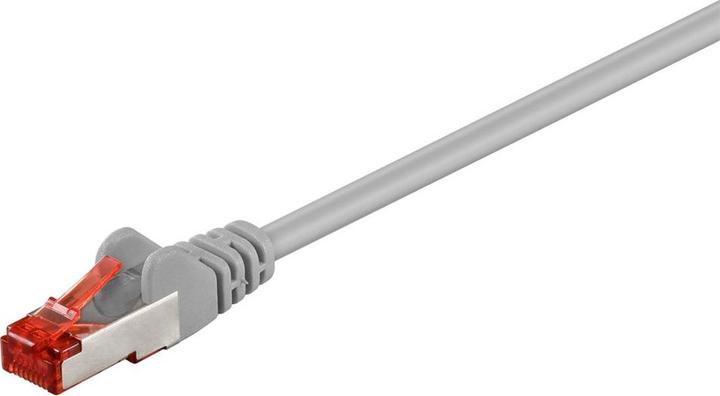 Image du produit Dönges Câble patch Cat. 6, 2x RJ45 avec S/FTP, 2 m, gris (U/FTP, CAT6, 2 m)