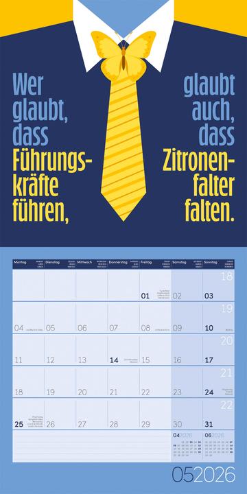 Produktbild Einspruch Kalender 2026 - 30x30 (30 x 30 cm)
