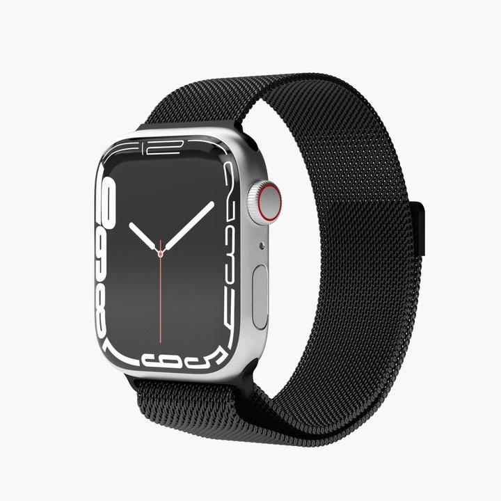Produktbild Vonmählen Milanese Loop Case (38 mm, 40 mm, 41 mm, Stainless Steel, Apple Watch Series 1, Apple Watch Series 2, Apple Watch Series 3, Apple Watch Series 4, Apple Watch Series 5, Apple Watch Series 6, Apple Watch Series 7, Apple Watch Series 8, Apple Watch Series 9, Apple Watch SE)