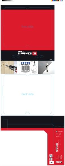 Actual product image Einhell Single bit drill box 39 pcs. L-Box 49108911