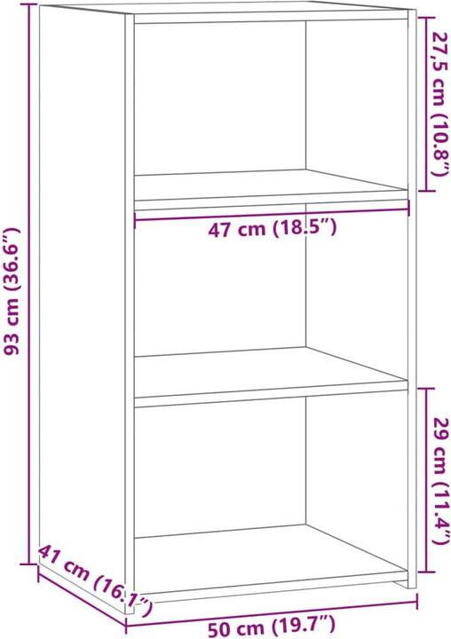 Immagine prodotto VidaXL Credenza (50 x 41 x 93 cm)